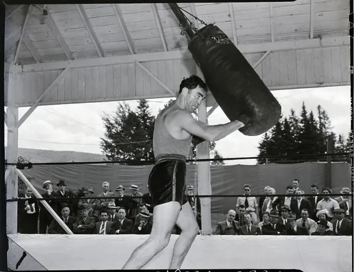 Framed Print : Max Schmeling Training Framed Print : Max Schmeling Training