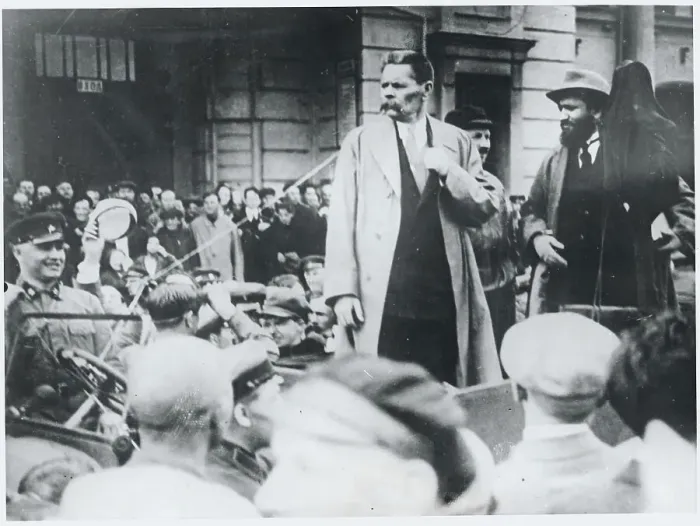 Framed Print : Maxim Gorky Returning to Moscow Framed Print : Maxim Gorky Returning to Moscow