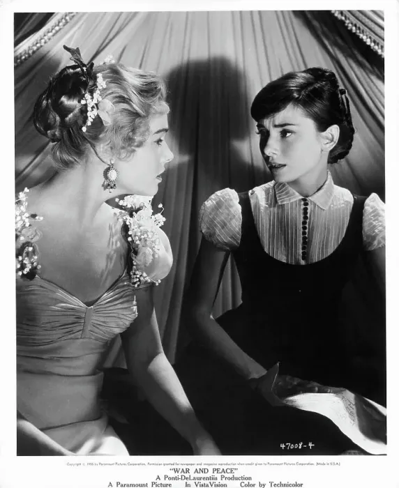 Framed Print : May Britt And Audrey Hepburn In War And Peace Framed Print : May Britt And Audrey Hepburn In War And Peace