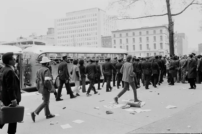 Framed Print : May Day 1971 Protest Framed Print : May Day 1971 Protest