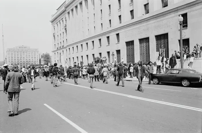 Framed Print : May Day 1971 Protest Framed Print : May Day 1971 Protest