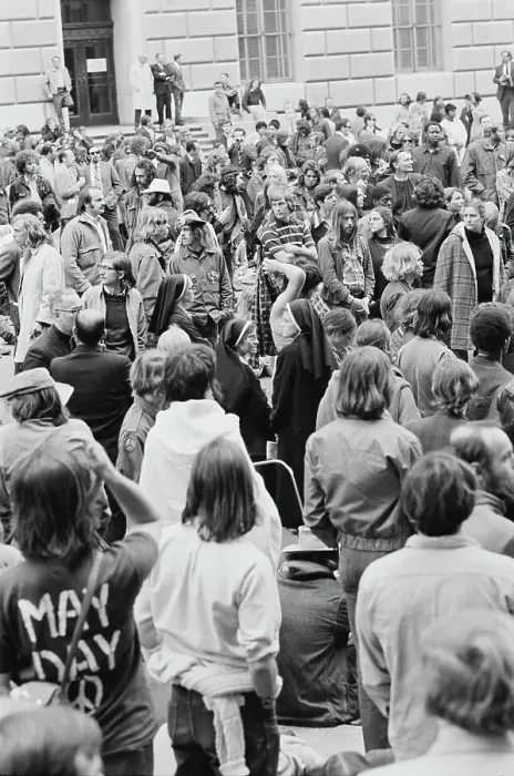 Framed Print : May Day 1971 Protest Framed Print : May Day 1971 Protest