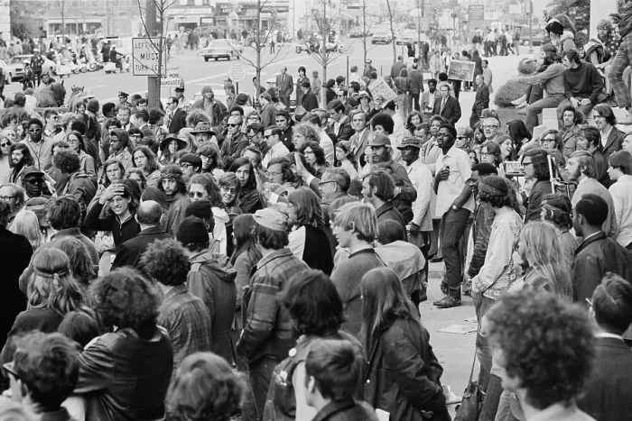 Framed Print : May Day 1971 Protest Framed Print : May Day 1971 Protest