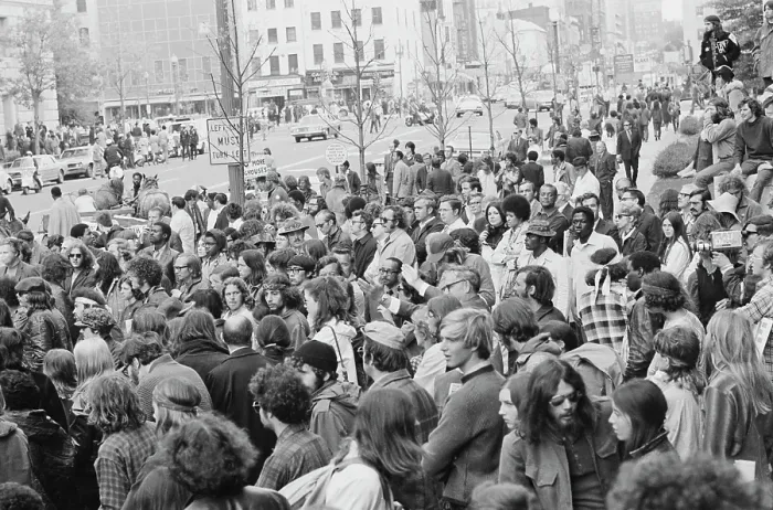 Framed Print : May Day 1971 Protest Framed Print : May Day 1971 Protest