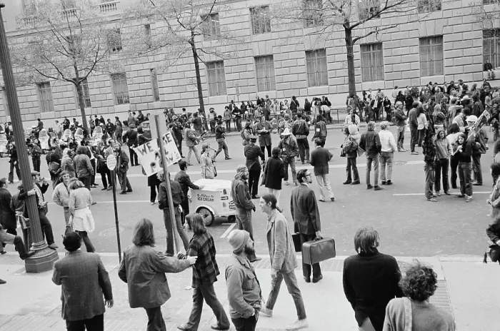 Framed Print : May Day 1971 Protest Framed Print : May Day 1971 Protest