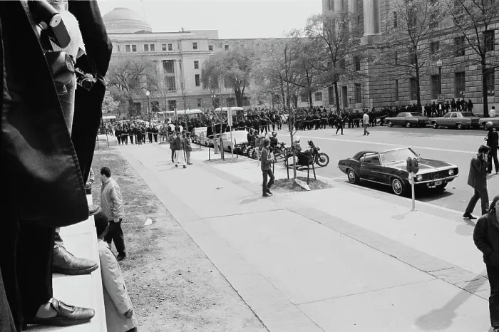 Framed Print : May Day 1971 Protest Framed Print : May Day 1971 Protest
