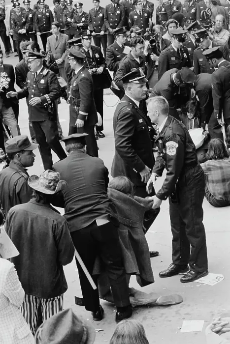 Framed Print : May Day 1971 Protest Framed Print : May Day 1971 Protest