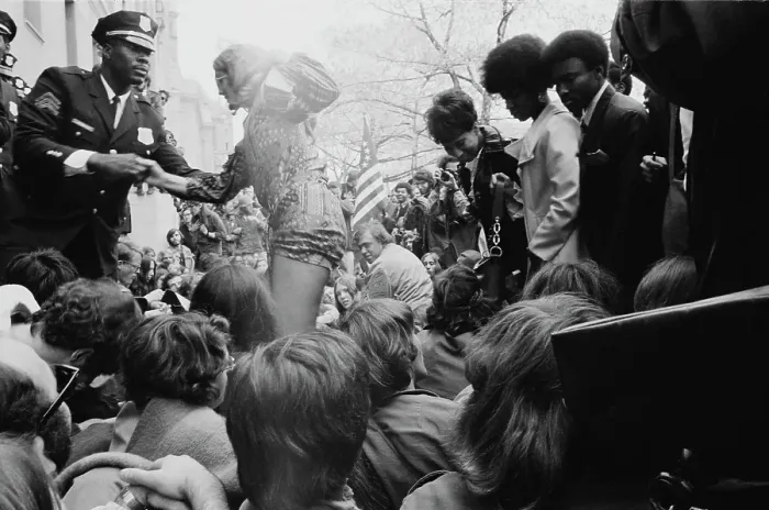 Framed Print : May Day 1971 Protest Framed Print : May Day 1971 Protest