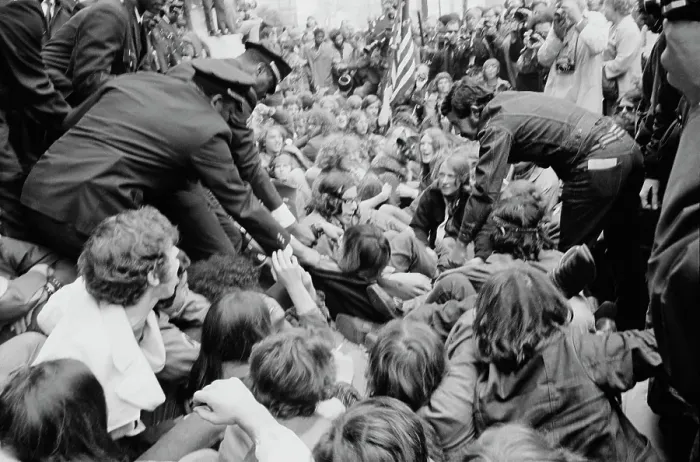 Framed Print : May Day 1971 Protest Framed Print : May Day 1971 Protest