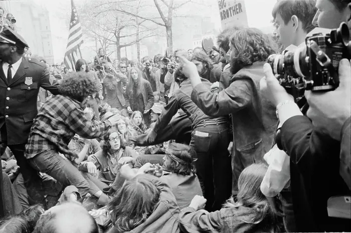 Framed Print : May Day 1971 Protest Framed Print : May Day 1971 Protest