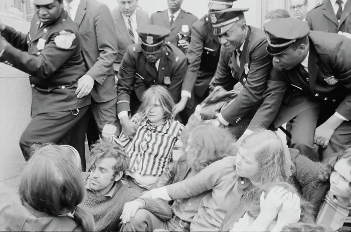 Framed Print : May Day 1971 Protest Framed Print : May Day 1971 Protest