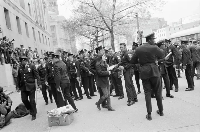 Framed Print : May Day 1971 Protest Framed Print : May Day 1971 Protest