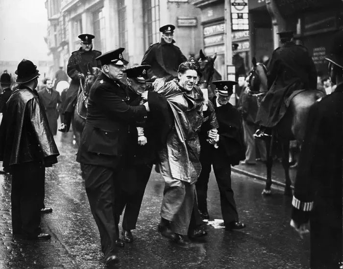 Framed Print : May Day Arrests Framed Print : May Day Arrests