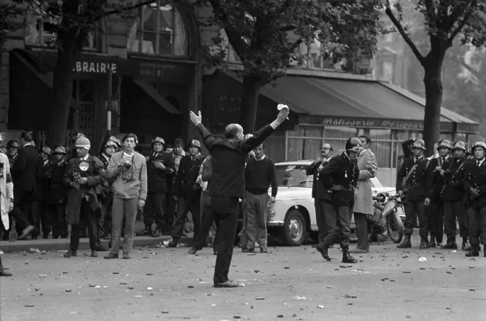 Framed Print : May Riots In Paris Framed Print : May Riots In Paris