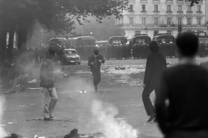 Framed Print : May Riots In Paris Framed Print : May Riots In Paris