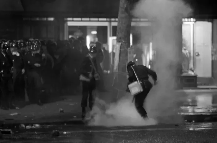 Framed Print : May Riots In Paris