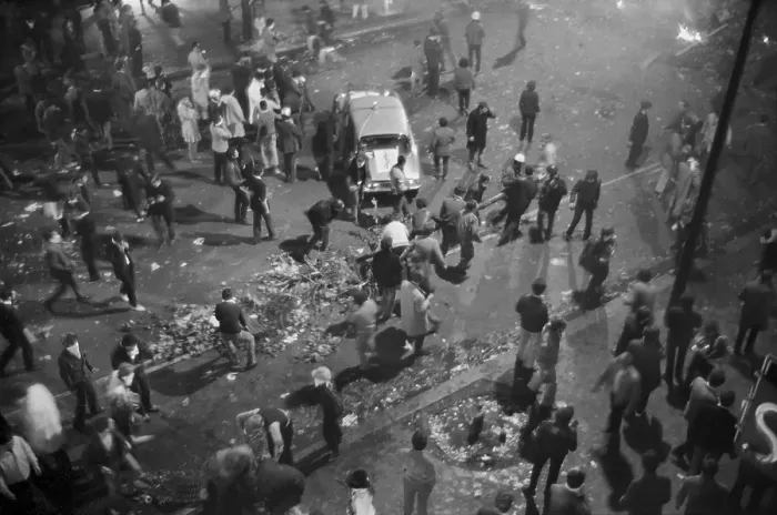 Framed Print : May Riots In Paris Framed Print : May Riots In Paris