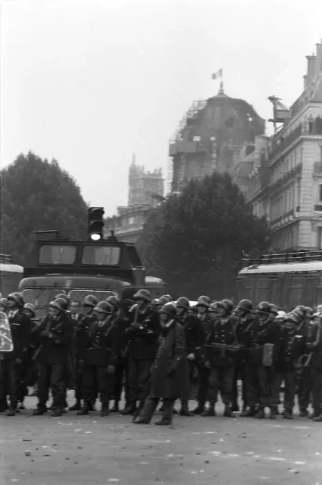 Framed Print : May Riots In Paris Framed Print : May Riots In Paris