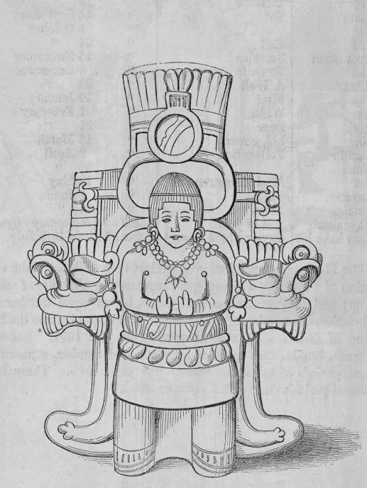 Framed Print : Mayan Figure From Yucatan, Mexico
