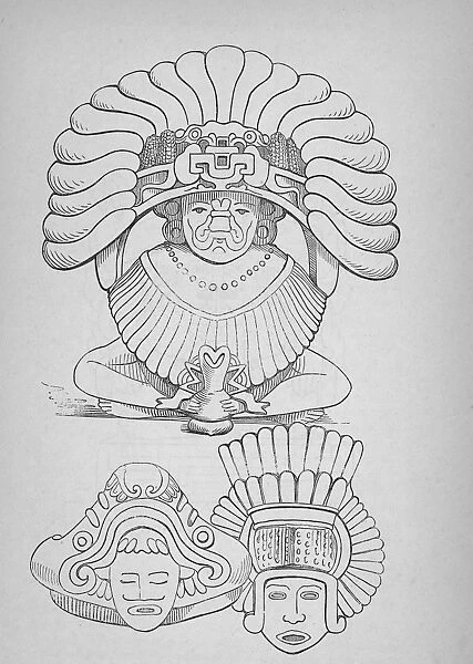 Mayan Figures From Oaxaca, Mexico