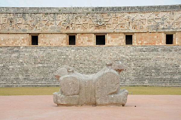 Mayan Jaguar Throne and Governors Palace, Uxmal