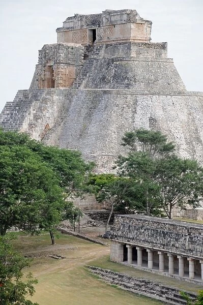3D Printed Model Uxmal Temple Pyramid of the Magician