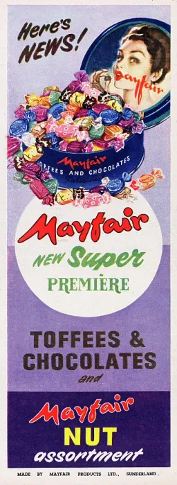 Framed Print : Mayfair Toffees And Chocolates Framed Print : Mayfair Toffees And Chocolates