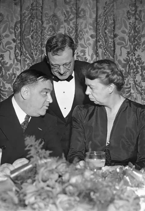 Framed Print : Mayor Fiorella LaGuardia and Eleanor Roosevelt Framed Print : Mayor Fiorella LaGuardia and Eleanor Roosevelt