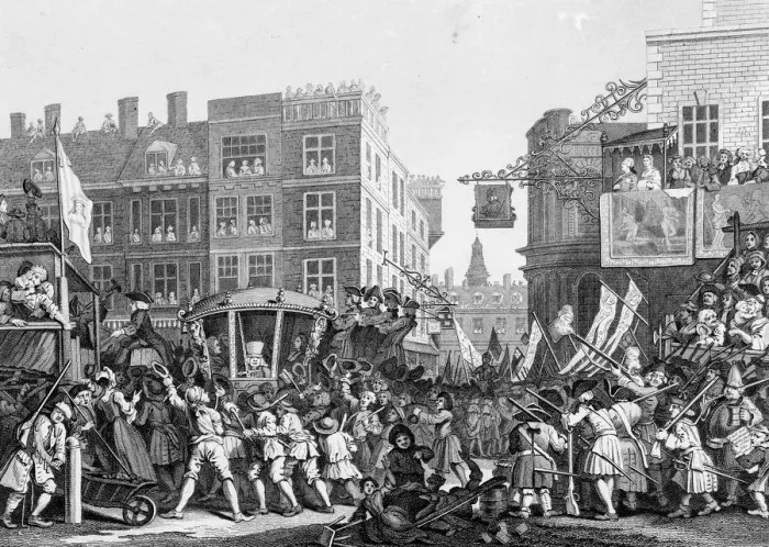 Framed Print : Mayor of London, by William Hogarth Framed Print : Mayor of London, by William Hogarth