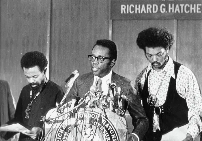 Framed Print : Mayor Richard Hatcher Welcomes Delegates To The National Black Convention Framed Print : Mayor Richard Hatcher Welcomes Delegates To The National Black Convention