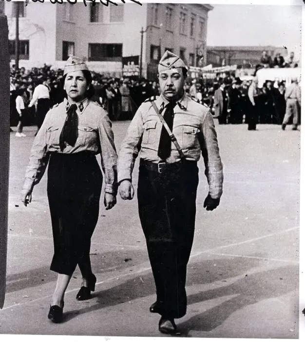 Framed Print : Mayor of Santiago Leads Socialist Parade Framed Print : Mayor of Santiago Leads Socialist Parade