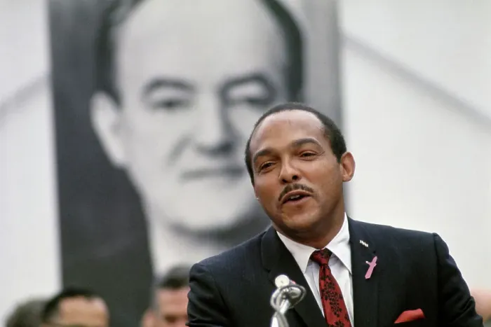 Framed Print : Mayor Stokes Welcomes Hubert Humphrey Framed Print : Mayor Stokes Welcomes Hubert Humphrey