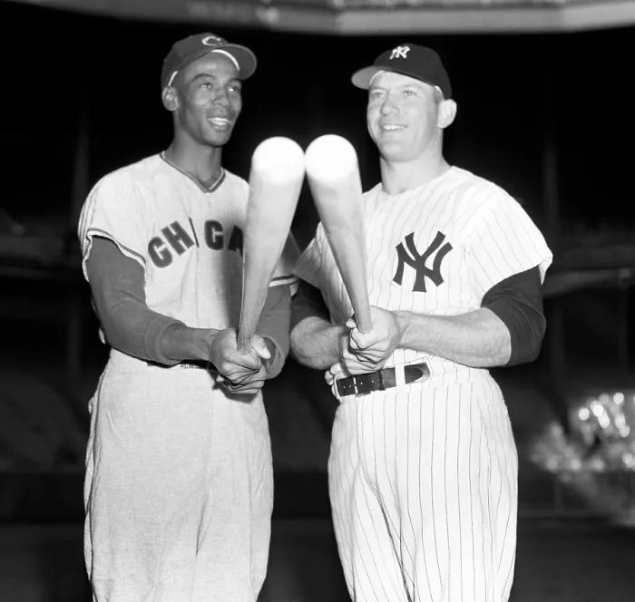Framed Print : Mays All-Stars v Mantle All-Stars Framed Print : Mays All-Stars v Mantle All-Stars
