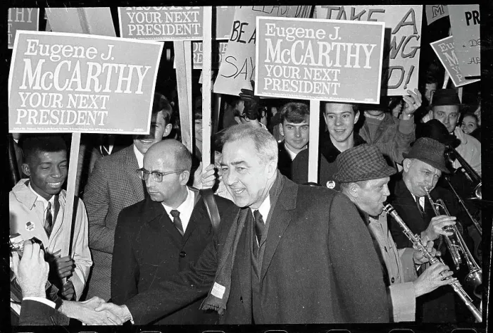 Framed Print : McCarthy Campaigning for Presidency Framed Print : McCarthy Campaigning for Presidency
