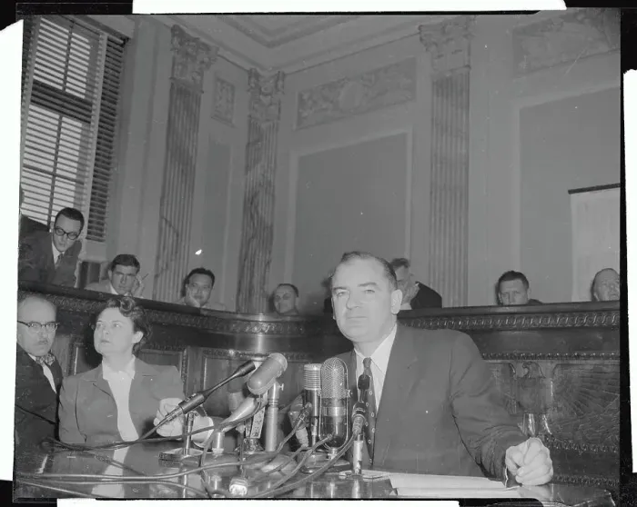 Framed Print : McCarthy Chairman of the Senate Investigations Subcommittee Framed Print : McCarthy Chairman of the Senate Investigations Subcommittee