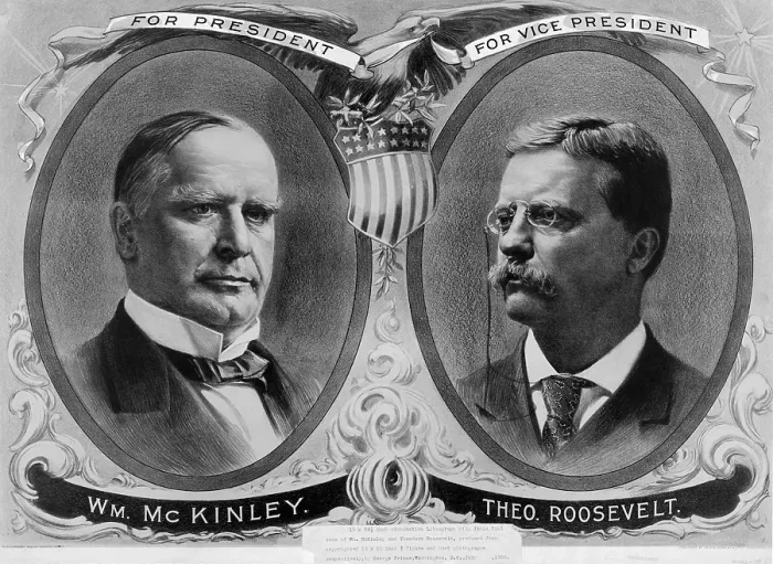 Framed Print : McKinley and Roosevelt Campaign Poster Framed Print : McKinley and Roosevelt Campaign Poster