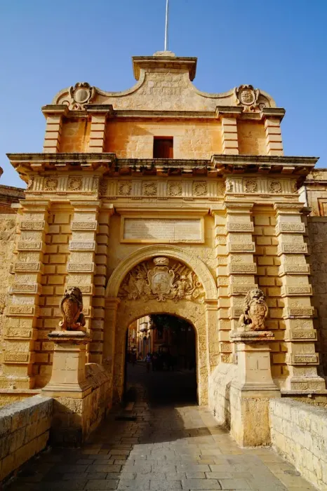 Framed Print : Mdina Gate in the Sunshine, Dusk, Mdina, Malta Framed Print : Mdina Gate in the Sunshine, Dusk, Mdina, Malta