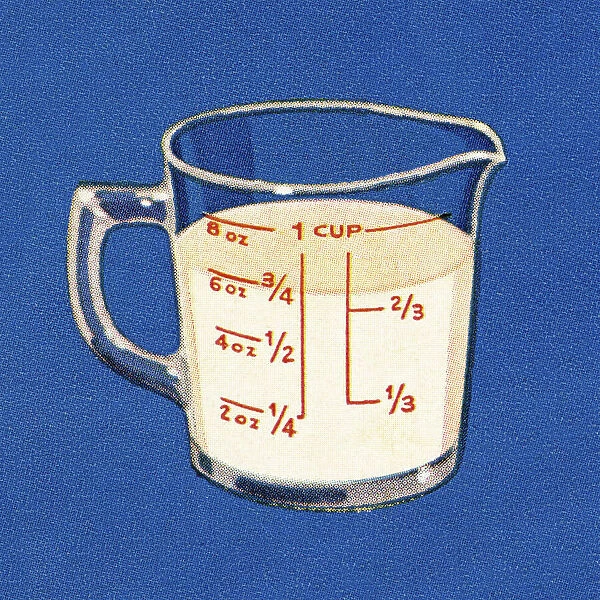 Measuring Cup of Milk