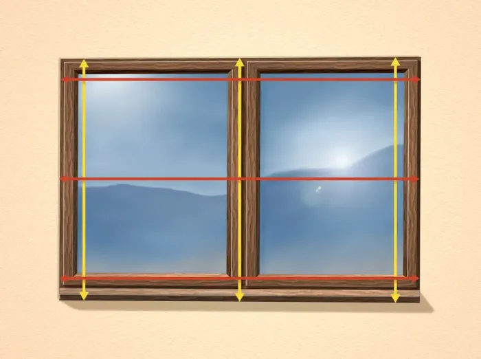 Framed Print : Measuring a window Framed Print : Measuring a window