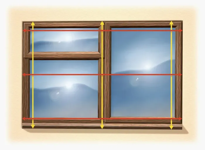 Framed Print : Measuring a window Framed Print : Measuring a window