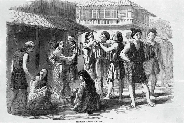 Framed Print : The Meat Market At Manila Framed Print : The Meat Market At Manila