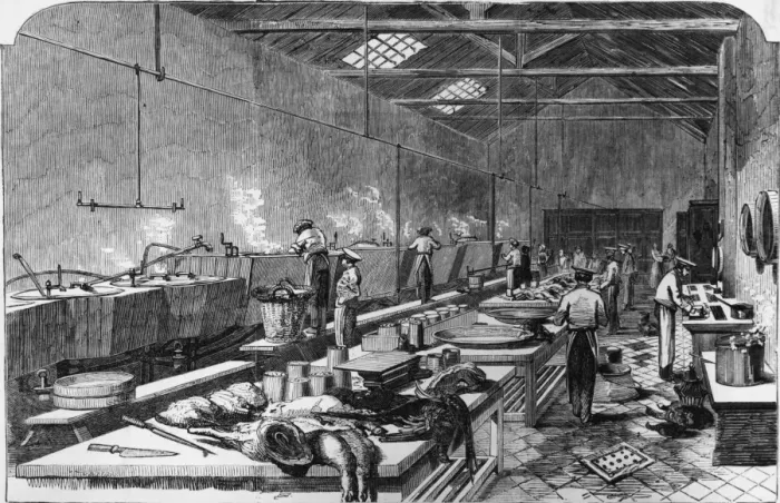 Framed Print : Meat Processing Framed Print : Meat Processing