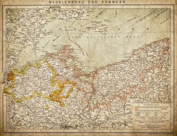Framed Print : Mecklenburg and Pomerania Framed Print : Mecklenburg and Pomerania