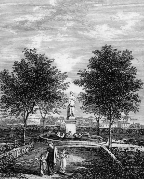 Framed Print : Medici Gardens