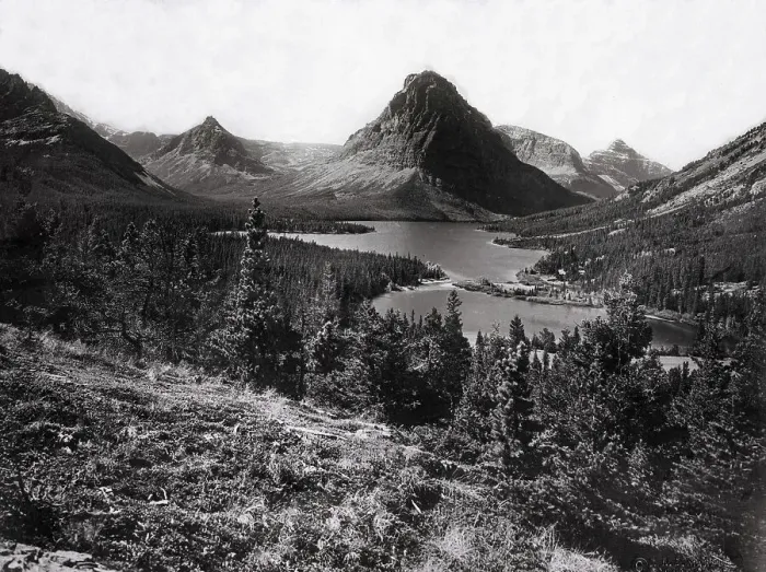 Framed Print : Two Medicine Take and Mount Rockwell