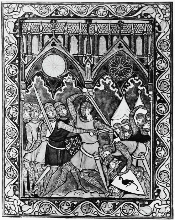 Framed Print : Medieval Battle Scene Between Knights Framed Print : Medieval Battle Scene Between Knights