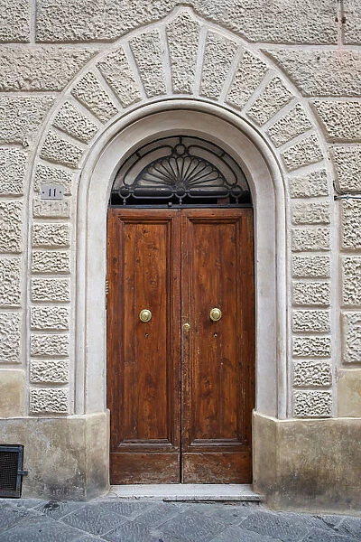 Medieval Door, Siena, Italy