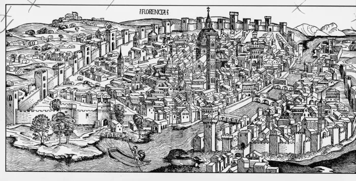 Framed Print : Medieval Florence Framed Print : Medieval Florence