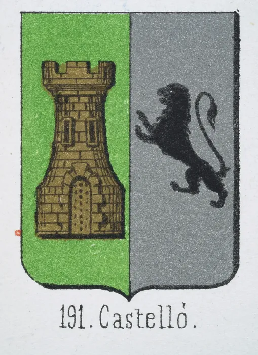 Framed Print : Medieval heraldry, Coat of arms, Shield with Halved, Gold Castle, Green, Black, Rampant, Lion, Silver, Spanish, Vintage illustration Framed Print : Medieval heraldry, Coat of arms, Shield with Halved, Gold Castle, Green, Black, Rampant, Lion, Silver, Spanish, Vintage illustration