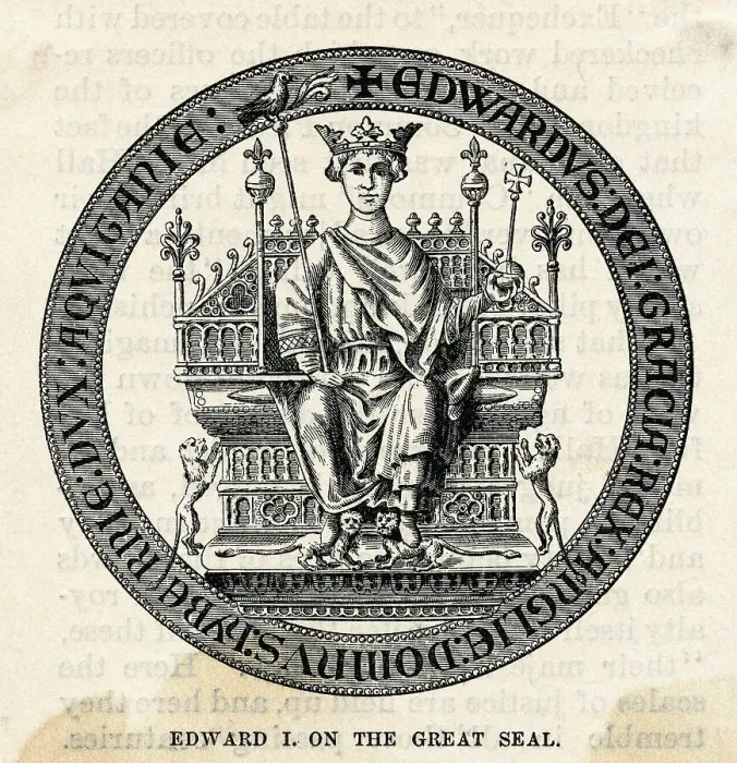 Framed Print : Medieval Seal of Edward I Framed Print : Medieval Seal of Edward I